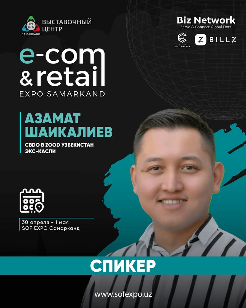 Азамат Шаикалиев — CBDO, Zood Uzbekistan · ex-Caspi